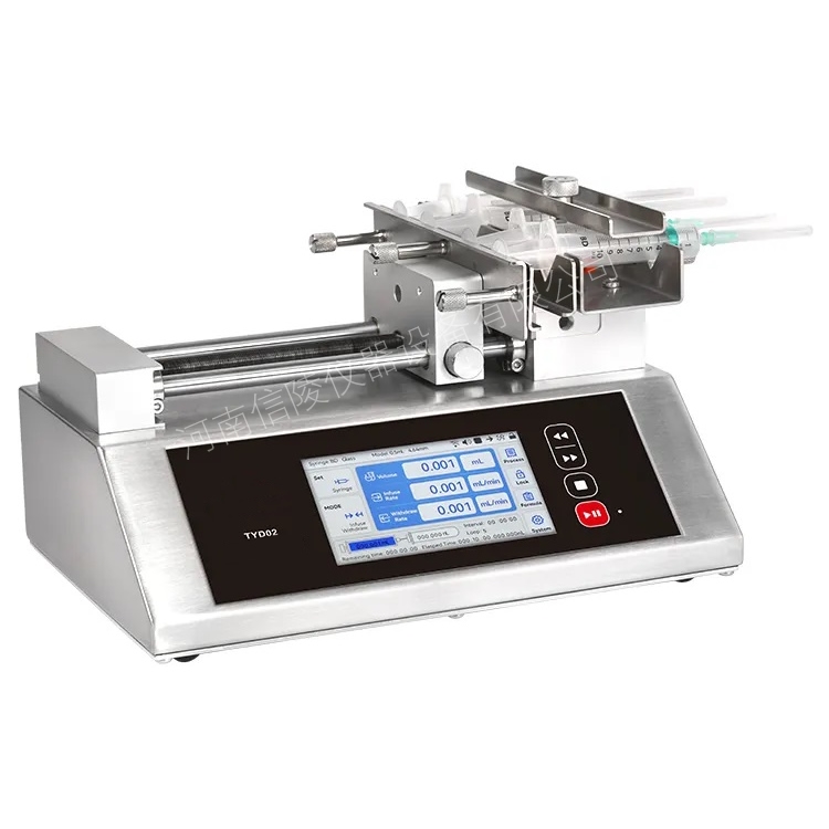 微流量循环程序加液TYD01-02双通道注射泵