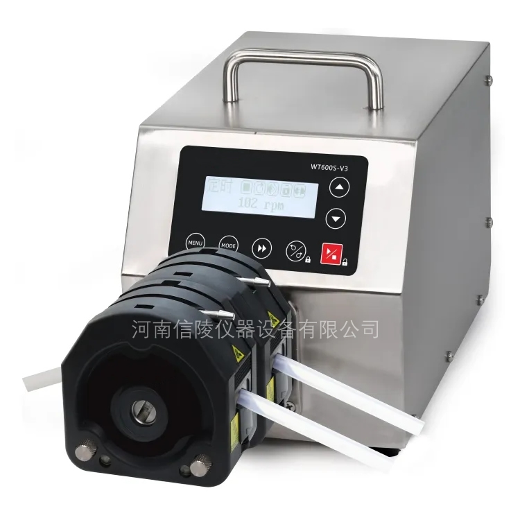 高防护化工溶液匀速加液蠕动泵6.6升每分钟