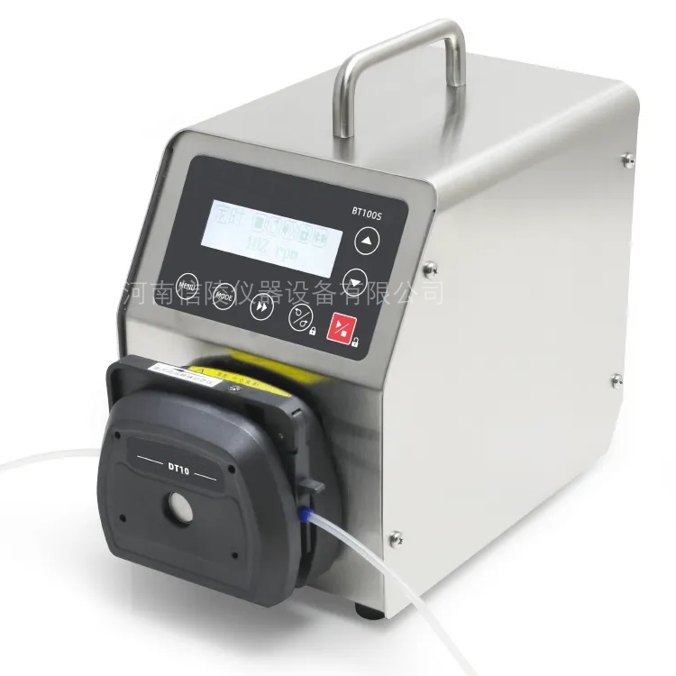 实验试剂配制精密加液蠕动泵调速定时计量泵