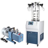 微生物菌种保藏真空冻干机挂瓶压塞活性干粉