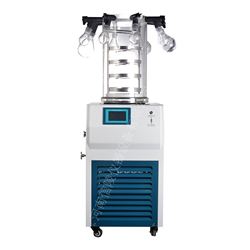 LGJ-12C科研生物活性干粉制备真空冻干机多歧管挂瓶