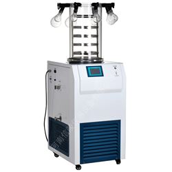 LGJ-18C生物菌液体8个挂瓶真空冻干机低温制备干粉