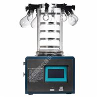 LGJ-10C科研多歧管挂瓶真空冻干机中间体冻干粉1.2L