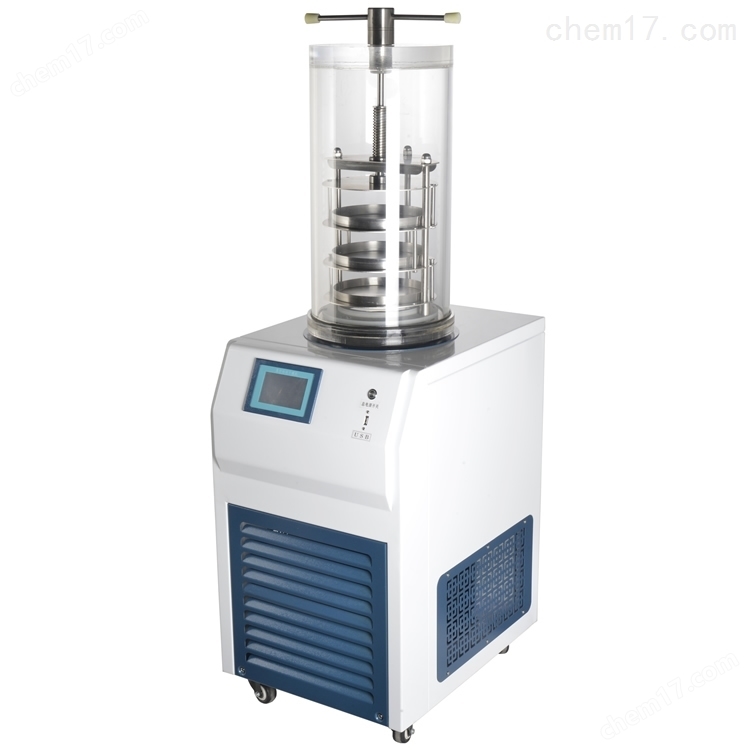 生命科学实验低温真空冻干机LGJ-12瓶装干燥
